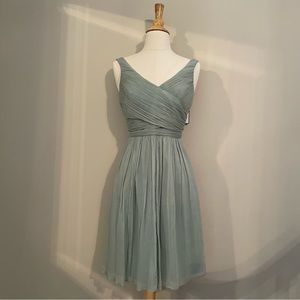 J. Crew Heidi Silk Dress in Seafoam Green, Size 00